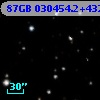 87GB 030454.2+432658