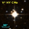 V* HY CMa