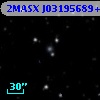 2MASX J03195689+4147493