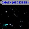 2MASX J03213365+4118030