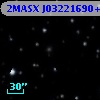 2MASX J03221690+4133089