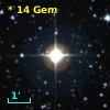 *  14 Gem
