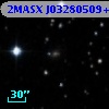 2MASX J03280509+4126276