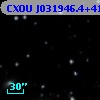 CXOU J031946.4+413734