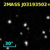 2MASS J03193502+4139553