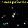 2MASS J03204759+4120575