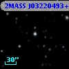 2MASS J03220493+4132261
