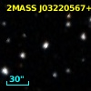 2MASS J03220567+4122397