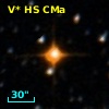 V* HS CMa