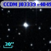 CCDM J03339+4049A