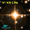V* KN CMa