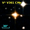V* V361 CMa