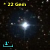 *  22 Gem