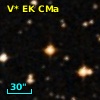 V* EK CMa