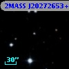 2MASS J20272653+4341365