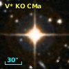 V* KO CMa