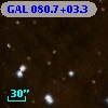 GAL 080.7+03.3