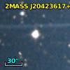 2MASS J20423617+4516165