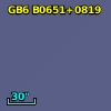 GB6 B0651+0819