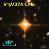 V* V374 CMa
