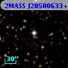 2MASS J20500633+4538278