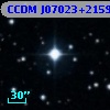 CCDM J07023+2159B