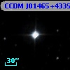CCDM J01465+4335AB