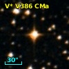 V* V386 CMa