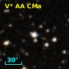 V* AA CMa