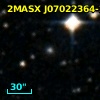 2MASX J07022364-2848431