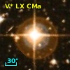 V* LX CMa