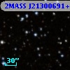 2MASS J21300691+4956313