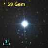 *  59 Gem
