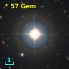 *  57 Gem