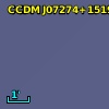 CCDM J07274+1519AB