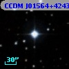 CCDM J01564+4243AB