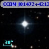 CCDM J01472+4212AB