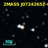 2MASS J07242652-0028282