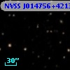 NVSS J014756+421355