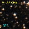 V* AP CMa