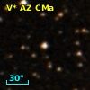 V* AZ CMa