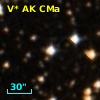 V* AK CMa