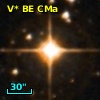 V* BE CMa
