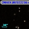 2MASX J07322216+3808323