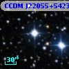 CCDM J22055+5423AB