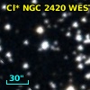 Cl* NGC 2420   WEST    2206