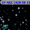 Cl* NGC 2420     SW      13