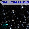 NVSS J220618+542548