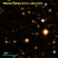 MSX6C G045.0711+00.1325